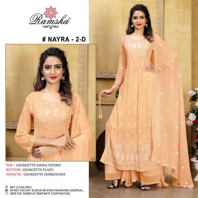 Nayra 2 By Ramsha 2-A to 2-D Pakistani Suit Catalog